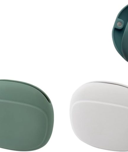 2 Pack Wired Earbuds Organizer Silicone Earphone Case with Magnetic Snap Closure in-Ear Headphones Carrying Case Storage Bag for  Headphone Wireless Earbud in-Ear Earphones