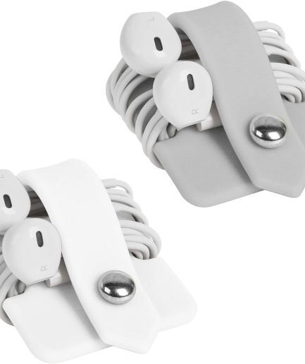 Cord Organizer Earbuds Holder Earphone Wrap Earphones Organizer Headset Headphone Earphone Wrap Winder Cord Manager Cable Winder Set of 2