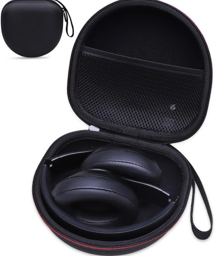 Headphone Case Compatible with  Noise Cancelling Over-Ear Headphones, Black