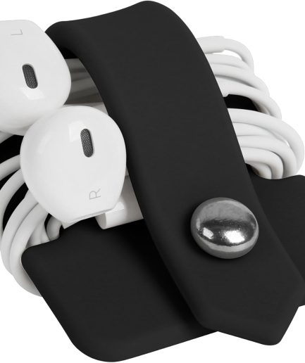 Headphone Case Cord Organizer Earbuds Holder Earphones Case Wrap Winder Headset Keeper Cord Manager Cable Organizer Black | Cord Organizer, Wrap Winder, Cord Manager, Cable Organizer, Black