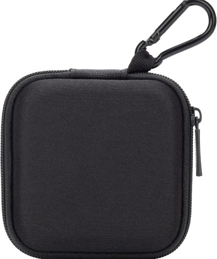 Cell Phone Accessories Organizer with Carabiner for Earphones Tech Pouch