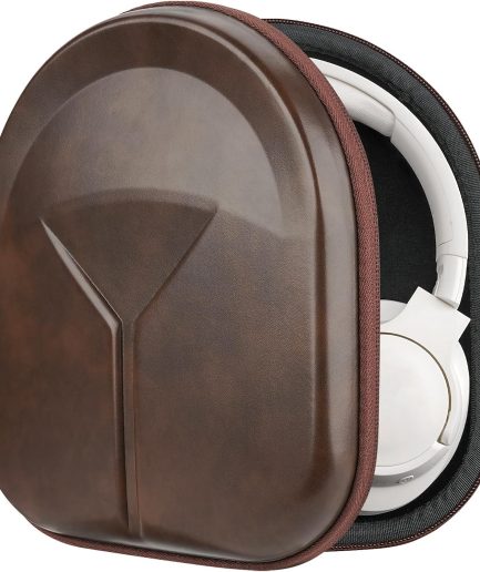 Headphones Case for On-Ear/Over-Ear Headphones, Replacement Hard Shell Travel Carrying Bag with Cable Storage